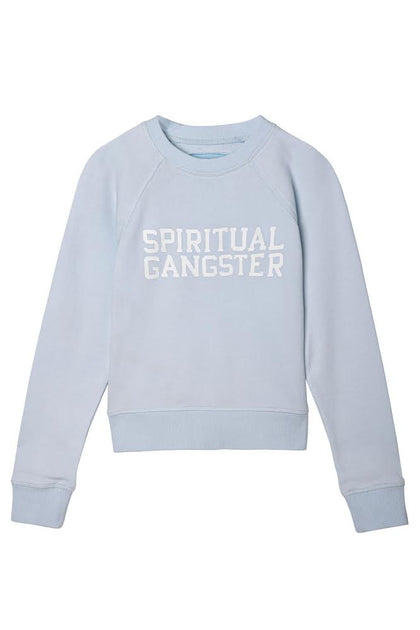 Spiritual gangster store varsity sweatshirt