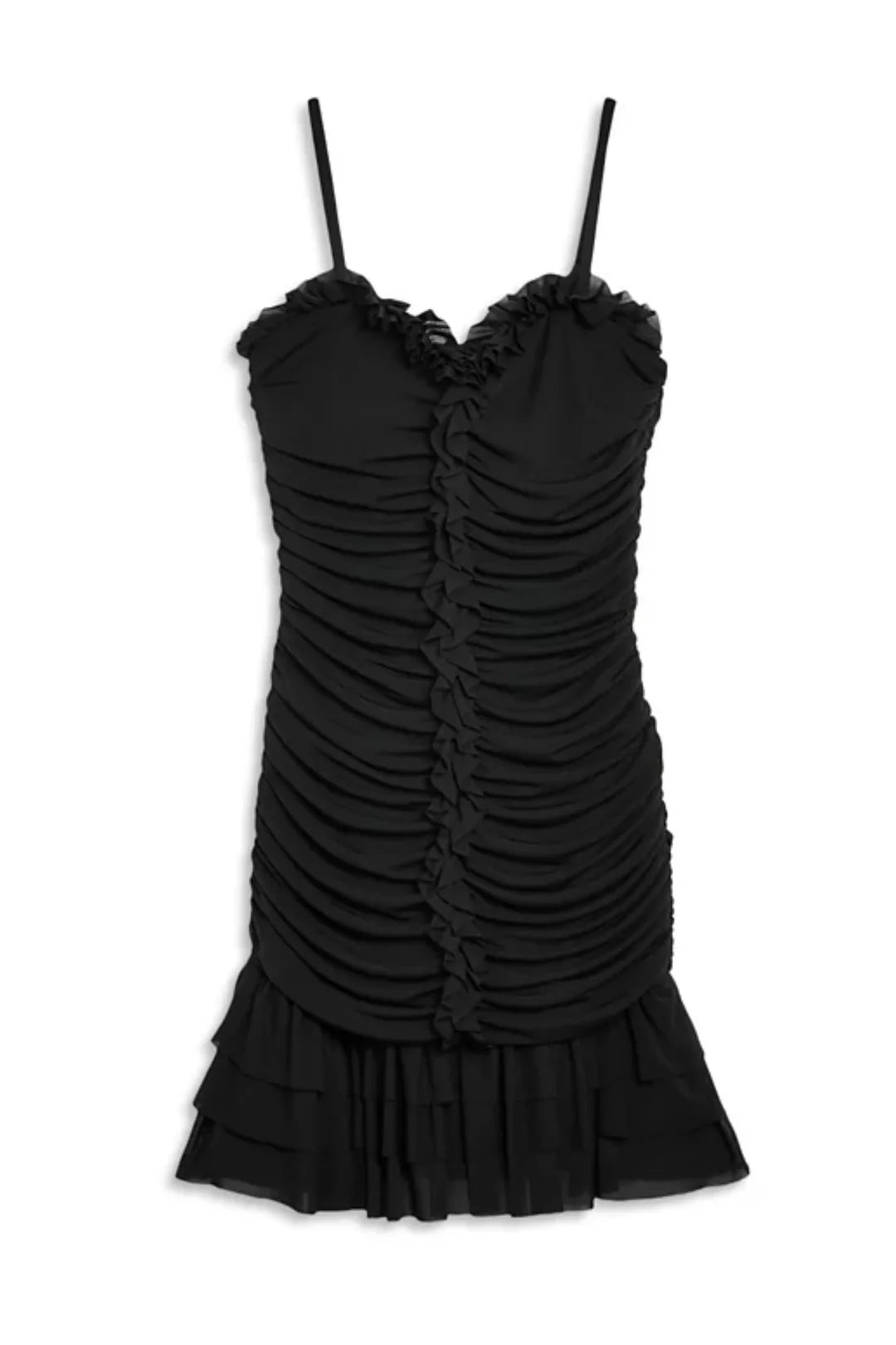 Katie J NYC Tween Bobbi Dress in Black Mesh  Wild Willow